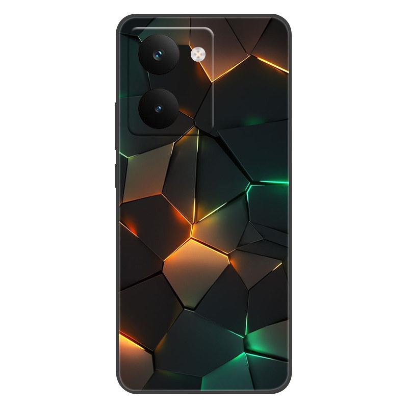 

For OPPO Realme P3 Ultra 5G Cute Cat Phone Case TPU Soft Silicone Back Cover For Realme P3 Ultra Graffiti Cartoon Pattern Coque Realme P3 Ultra