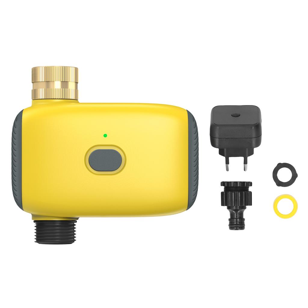 WiFi Water Timer Programmable Garden Hose Sprinkler Brass Inlet Smart Irrigation System IP55 Water