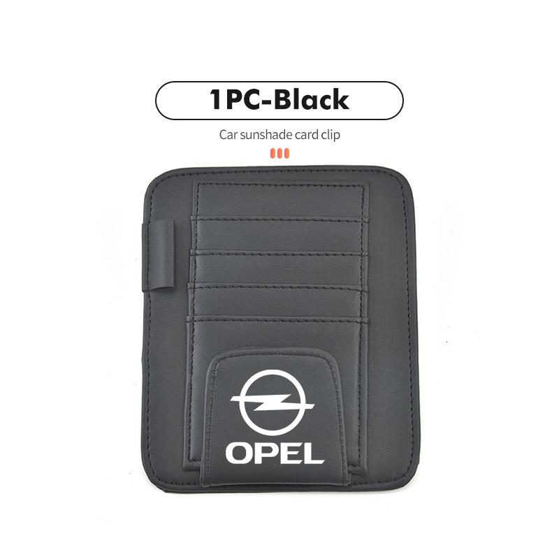 Auto Sonnenblende Brillenclip Kreditkarten Stifthalter für Opel Astra G H J K F Corsa D Zafira B Insignia Mokka Regal