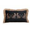 Nordic Luxury Leopard Print Gold Tassel Pillowcase for Living Room Sofa