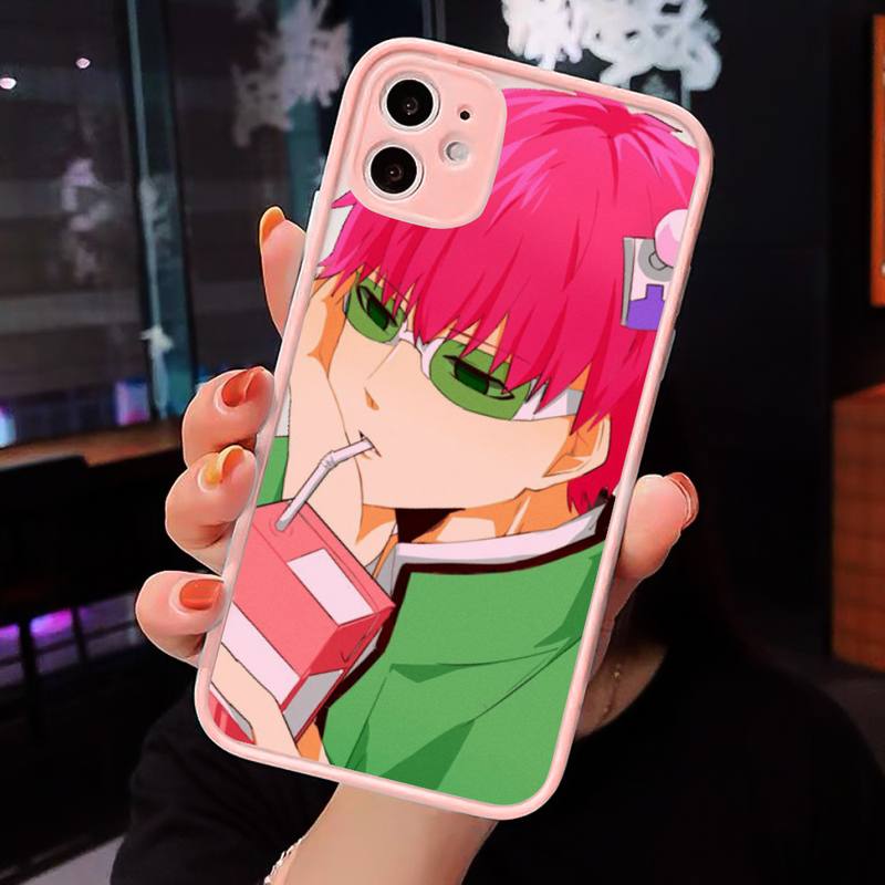 

Чехлы для телефонов «Катастрофическая жизнь Saiki K Saiki Kusuo» матовые прозрачные для iphone 7 8 11 12 plus mini x xs xr pro max чехол iPhone11pro