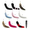 Faux Furs Foxes Tail Keychain Cosplays Toy Handbag Accessorie Bag Keyring Hook Pendant Charm Furs Car Keychain Gifts