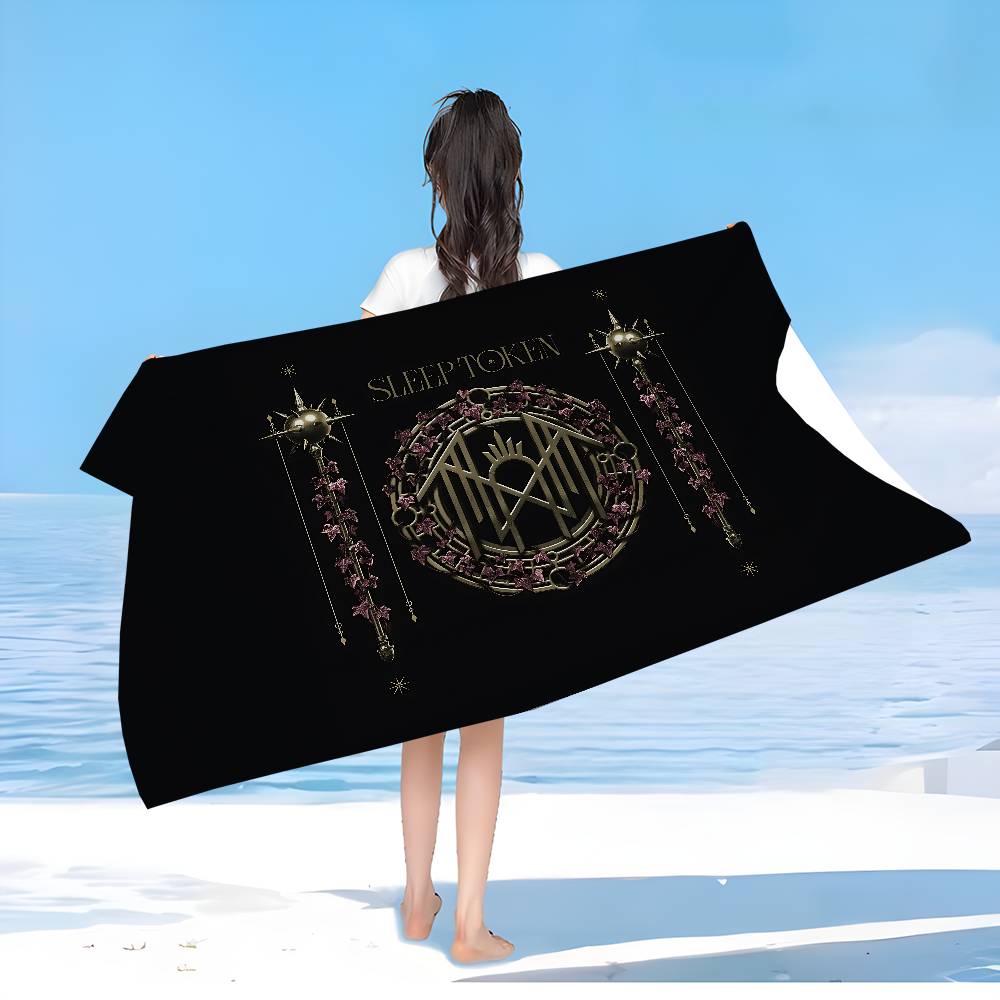 Beliebte Band S-Sleep T-Token Strandtuch Bunte Badetücher für Mädchen Mikrofaser Schnelltrocknend Sandfrei Strand Yoga Fitnessstudio Pool