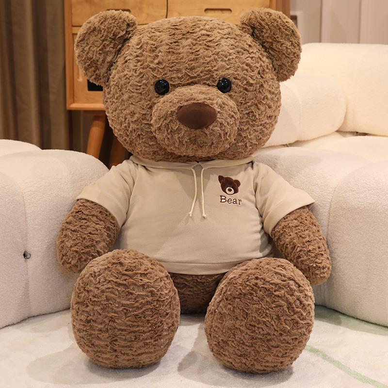 Cartoon Sweater Bear Doll Plush Toy Big Bear Hug Bear Doll Girl Company Soothing Doll
