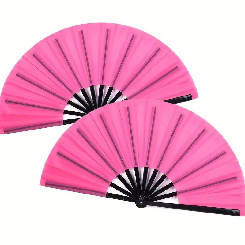 2pcs Traditional Chinese Hand Fan Folding Fans and Tai Chi Folding Fans - Suitable for Martial Arts Training and Dance