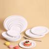Disposable White Birthday Cake and Party Plates with Cutlery - Perfect for Snacks, Goodies, and Picnics