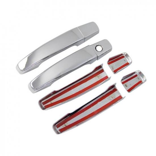 ABS Chrome Side Door Handle Frame Cover Trim For 2013- Buick Encore 8pcs