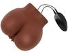 BIG ASS Vibrating Realistic Masturbator 2 Entries Brown - Hidden Desire - Realistic Masturbators
