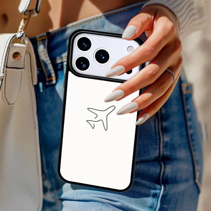 Travel the world of air plane paper Phone Case For iPhone 17 Air 14 15 13 12 Max Cover For Apple 16e 11 Pro Max Plus Coque