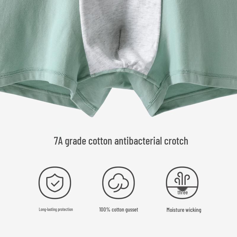 Fenteng Men's Pure Cotton Antibacterial Boxer Briefs