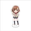 10CM Anime  A Certain Scientific Railgun Figure Stand Model Misaka Mikoto/Shirai Kuroko Cute Desk Decor Standing Sign Gifts