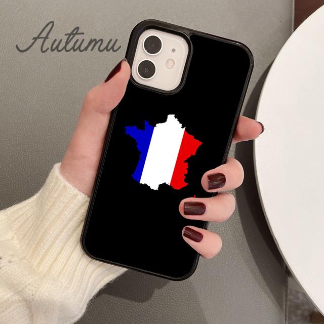 

Чехол для телефона с флагом Франции для iPhone 11 12 13 14 Pro Max mini X XR XS SE 2020 5 6S 7 8 Plus Samsung Galaxy S21 S22 Cover shell Samsung S22ultra