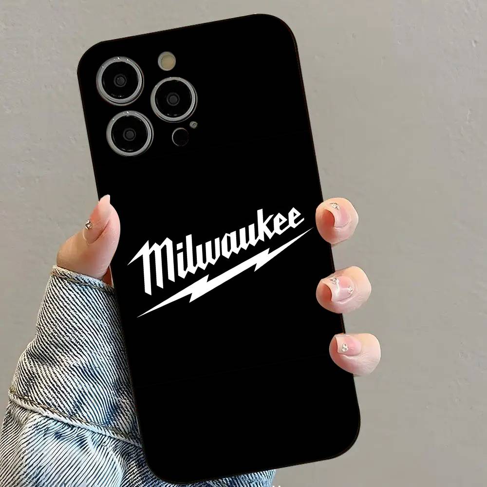 M-Milwaukee Phone Case For IPhone 17 16 15 14 13 12 11 PRO MAX PLUS Mini Soft TPU Skin Cover Gift