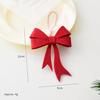 Holiday Hanging Ornament Stiff Christmas Bow Pendant Christmas Drop Ornament Multi Felt Bow Christmas Pendants For Holiday Home