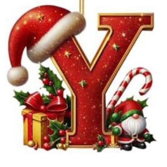 Red Initials Christmas Ornaments 2D Acrylic Personalized Gnomes Monogram Pendant with Santa Hat 26 Letters Christmas Tree Hanging Decoration for Xmas