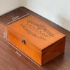 Retro Wooden Desk Organizer Box with Buckle Lid - Dustproof Storage for Jewelry & Cosmetics