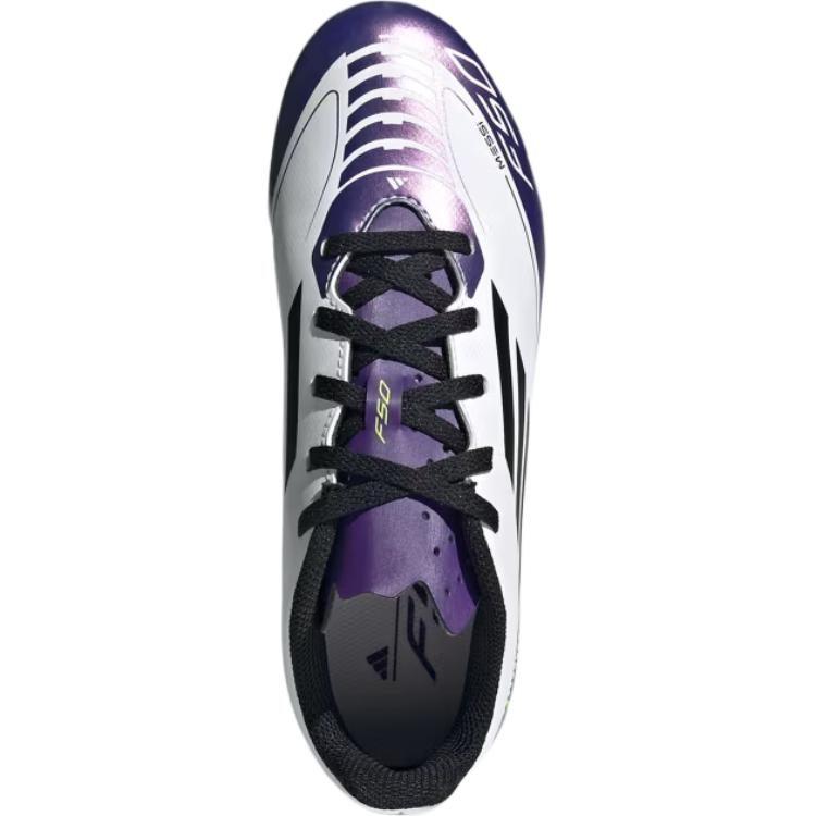 adidas F50 CLUB Cushioning, Wear Resistant Low Top Kids' Soccer Shoes White Kids' IE9088