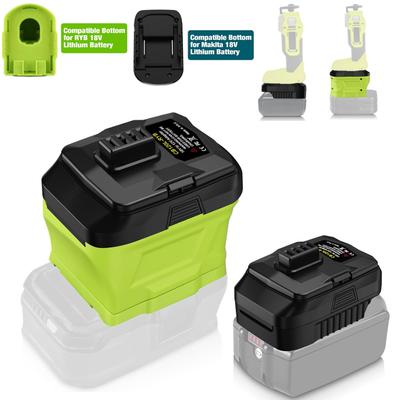 Battery Adapter For Makita Lithium Battery To For Ryobi 12V Power Tools, For Ryobi 18V Li-ion Battery To 12V Cordless Power Tool