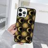 Funny Sun Moon Face Phone Case For iPhone 17 Air 15 16 Cover  11 13 14 Pro Max 12 Plus Max Fundas