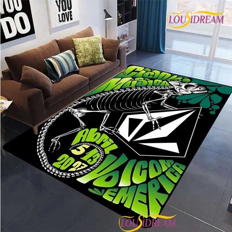 Moderner Markenteppich für Wohnzimmer, Schlafzimmer, Tischdekoration, Küchentür, rutschfeste Fußmatten, Alfombra Geburtstagsgeschenk