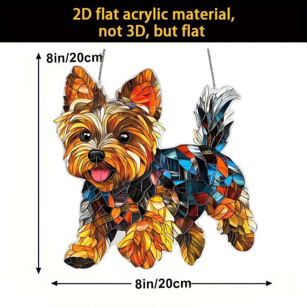 

Знак «Собака-ловец солнца», настенный знак 2D, акриловое окно, подвесное украшение для дома, комнаты, сада, животного