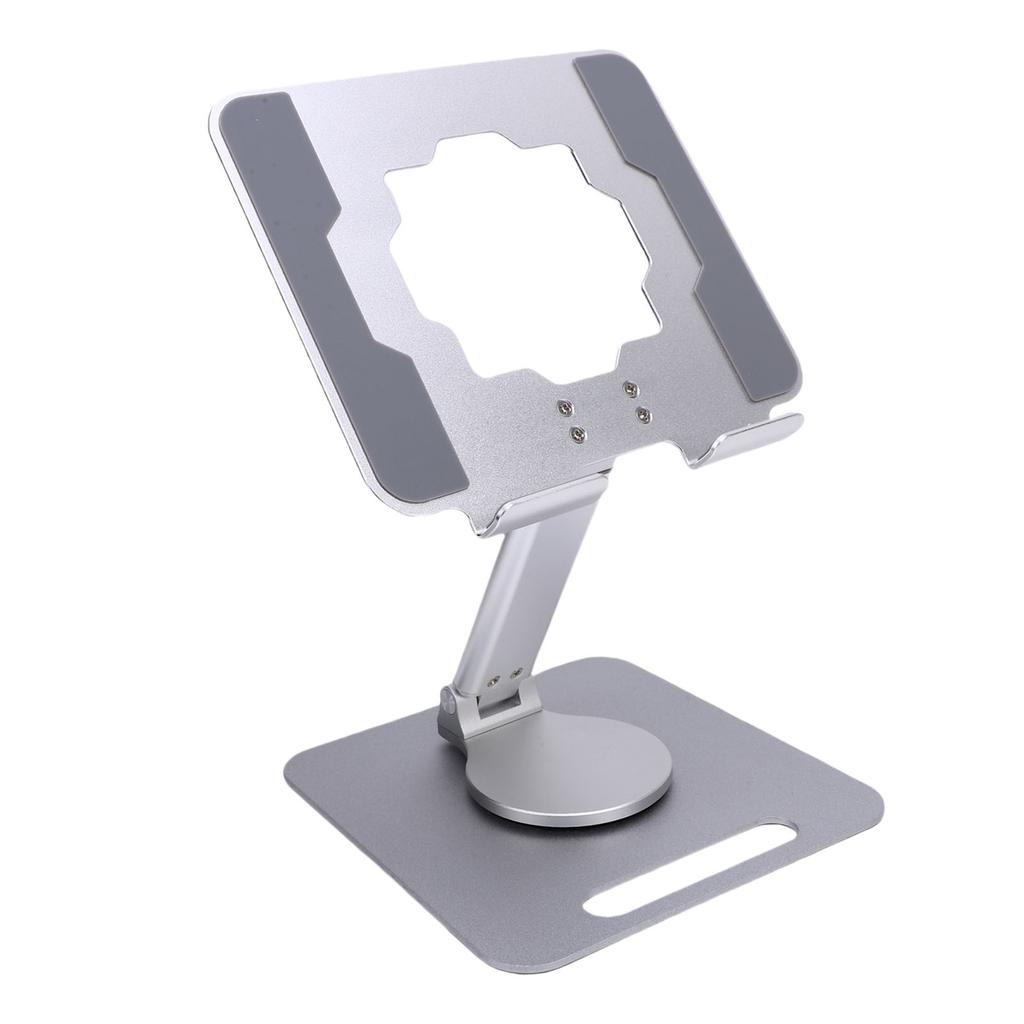 Aluminum Alloy Tablet Stand Rotating Foldable   Desktop Phone Tablet Holder Hollow Out Heat Dissipation for Live Streaming Drawing