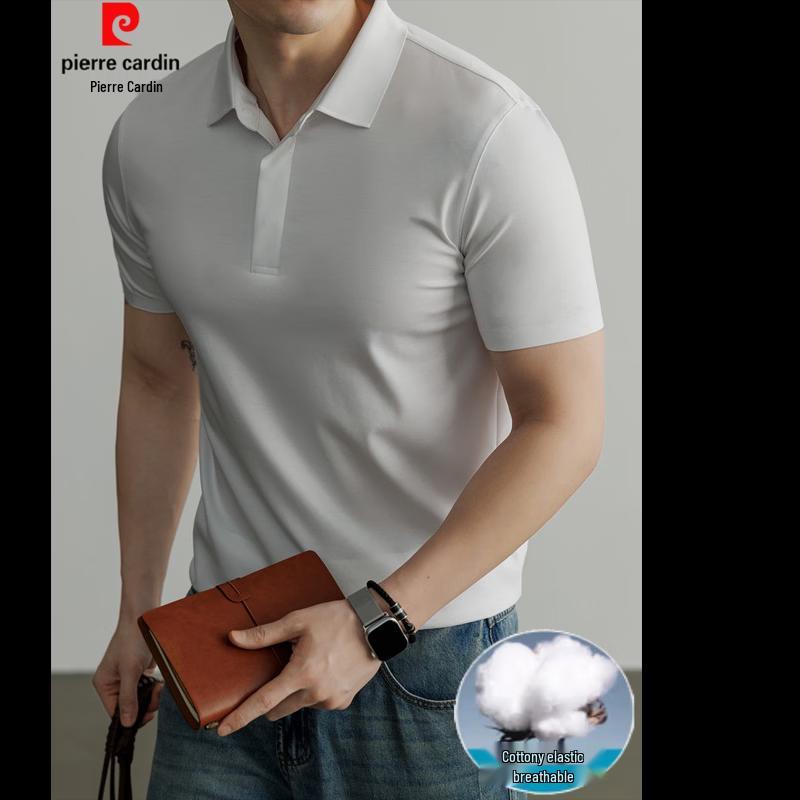 Pierre Cardin Men's Solid Slim Fit Polo Shirt