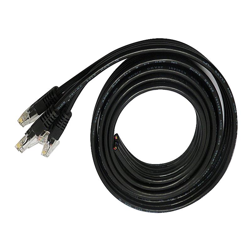 För PC Router Hållbar svart PVC CAT5 RJ45 Ethernet LAN Network Patch-kabel