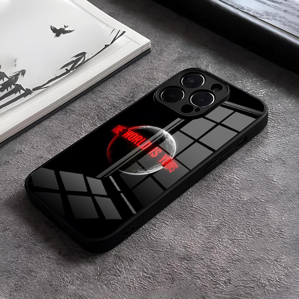 1983 Film S-Scarface Phone Case For IPhone 17 15 Pro Max 12 16 14 Plus 11 13 Pro X XR XS 7 8 Plus SE Glass Cover