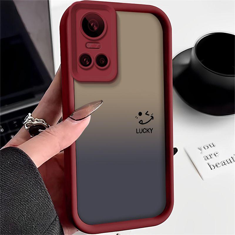 Simple Smiley Face Suitable for Realmegtneo3 Mobile Phone Case Matte Straight Edge