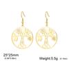 Dawapara Celtics Motherhood Knot Sunflower Women Earrings Triquetra Irish Knot Protection Amulet Stainless Steel Jewelry