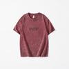 New Summer Short-sleeved Men's Large Size Loose Cotton Round Neck Printed Shirt