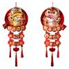 Unique Creative Chinese New Year Decoration Plush Felt Hanging Pendant for Door Entrance Festival Event