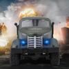 1 16 Model Remote Control Six wheel Drive Military Truck RC Toy Car(Green)
