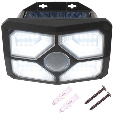 DAISHIN Solar Light with Switchable Brightness Sensor Light Outdoor Solar Human Sense LED Rainproof Solar Light LED Human Sensor Light Lumen Outdoor