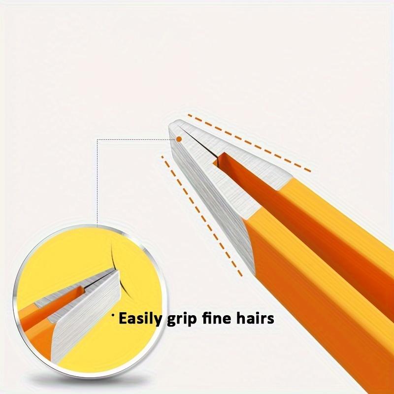 Eyebrow Tweezers Exclamation Mark Color Stainless Steel Eye Brow Clips Eyebrow Facial Nose Hair Removal Tool Clip