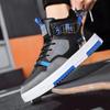 Men's Winter Fleece Warm Snow Boots for Men High Top Thick Bottom Non-slip Casual Shoes Outdoor Warm Men's Cotton Shoes Sneakers