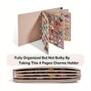 Felt Shoe Flower Storage Booklet Shoe Charm Organizer Shoe Decoration Display Holder Household Organization Booklet