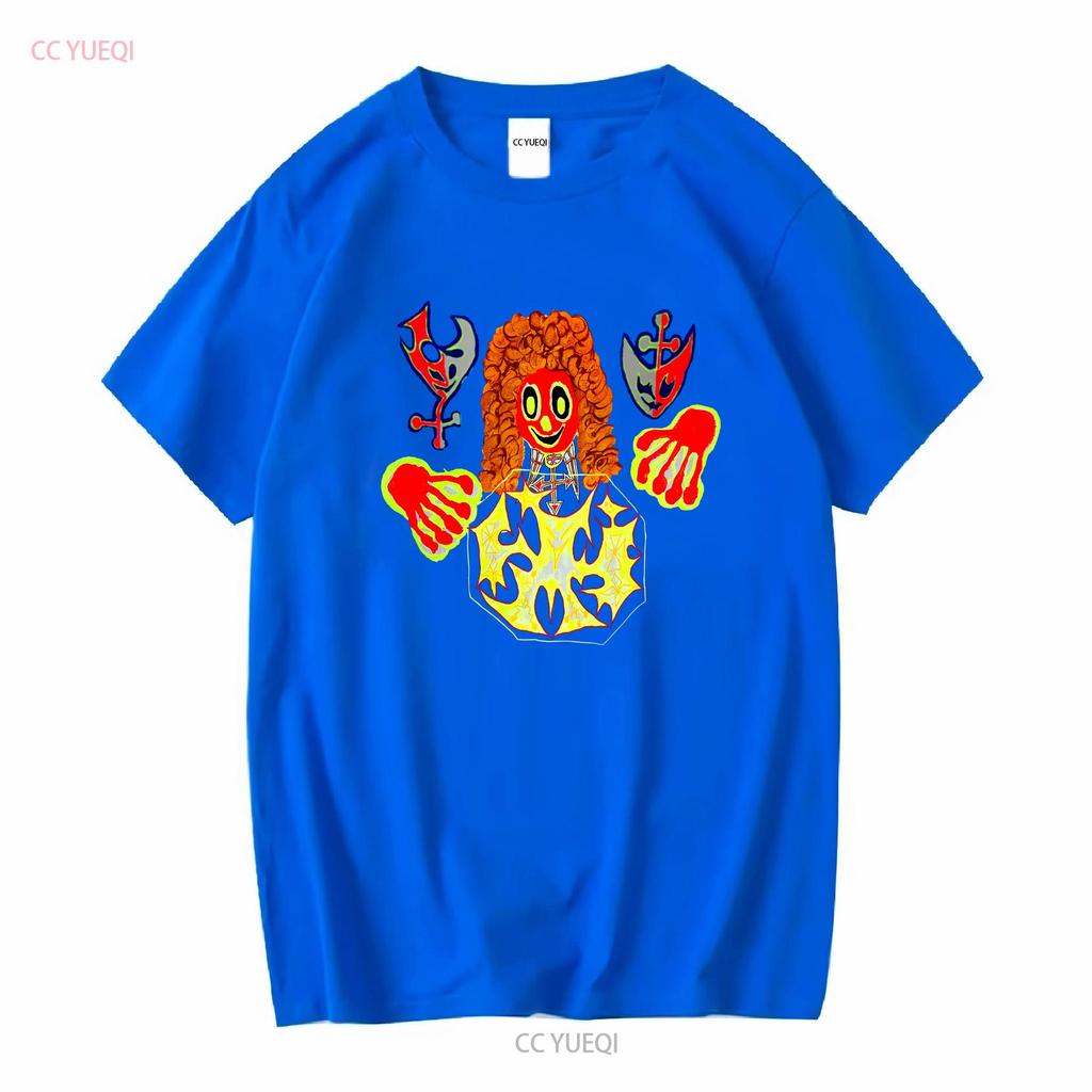 Bladee Excelsior Exeter Sprite Weißes T-Shirt Gr. L Yung Lean Drain Gang ecco2k Vintage Gewaschen Lässig Grafik Unisex Bequem