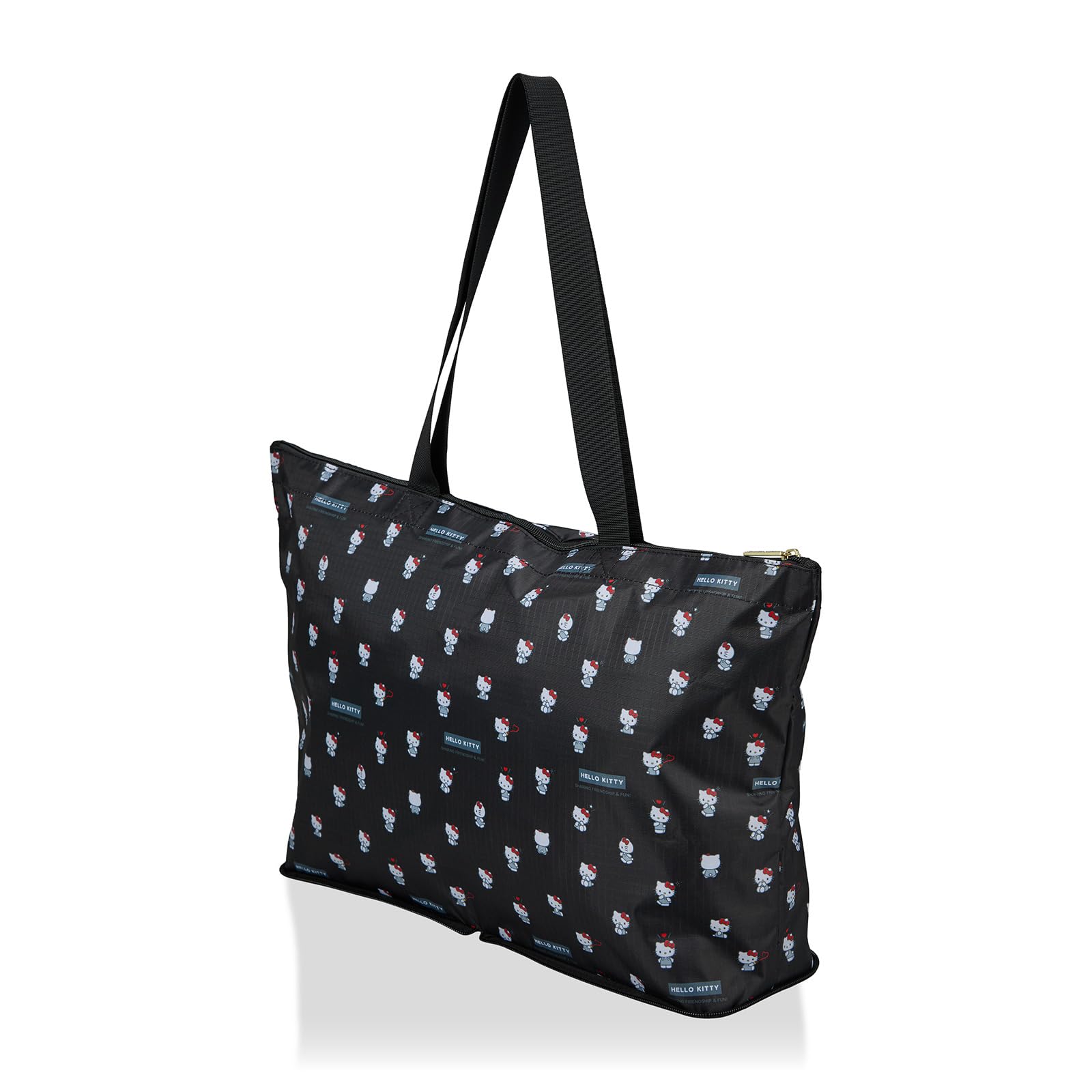 

Folding Tote Bag HPL0001 SA13 Black Heart