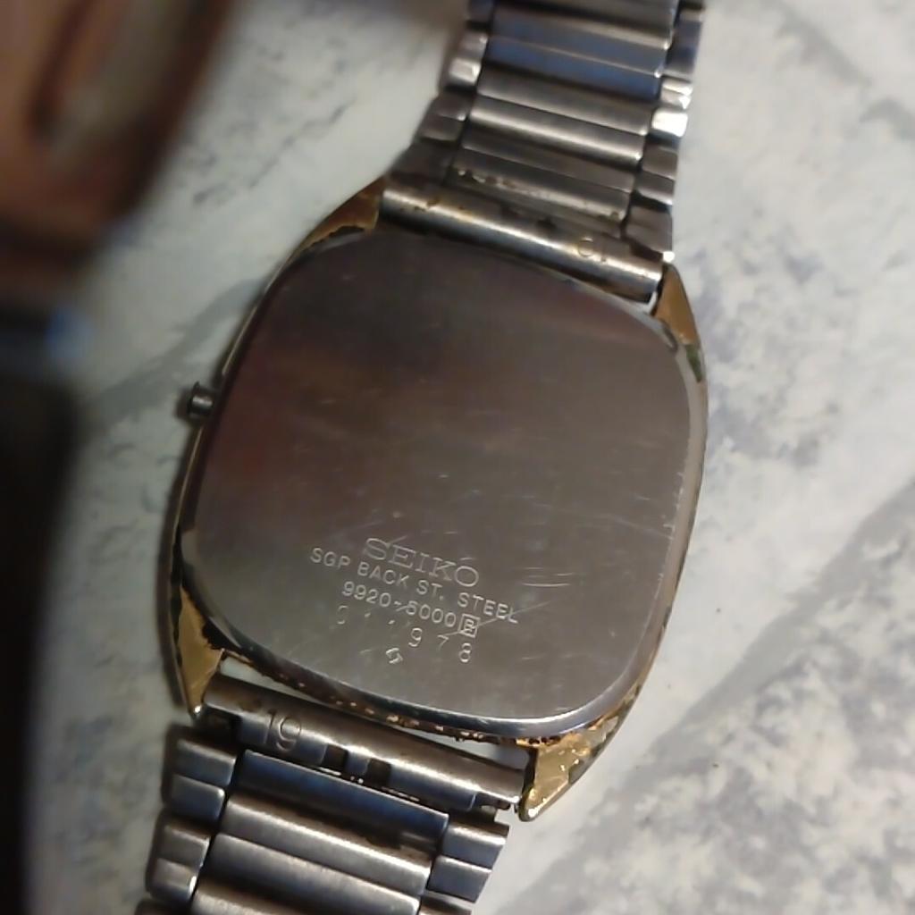Working SEIKO QUARTZ Twin Quartz Chariot Vintage All Vintage Men's Watch, Gold, Quartz, Gold