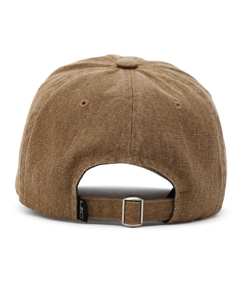 Eondeokeonteulol Washed Cotton Vintage Relaxed Fit Logo Oversized Big Head Ball Cap Unisex Baseball Cap Uc / Bio Washed B B / Ox Desert