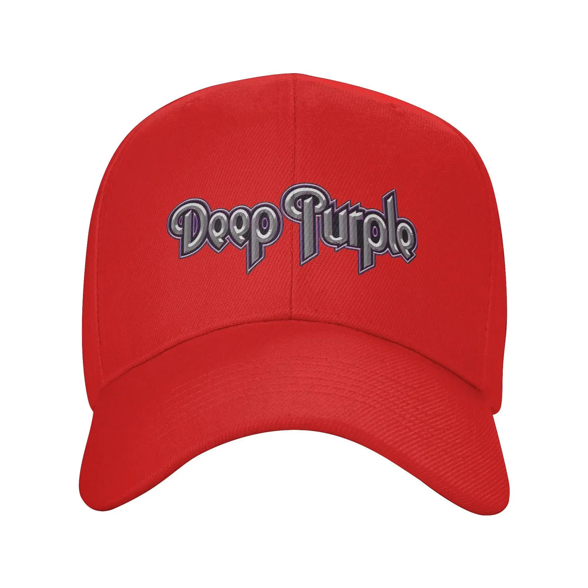 

Unisex Women Deep Purple Text Symbol Merch Baseball Caps Snapback Cap Fashion Formal Wear Adjustable Adjustable