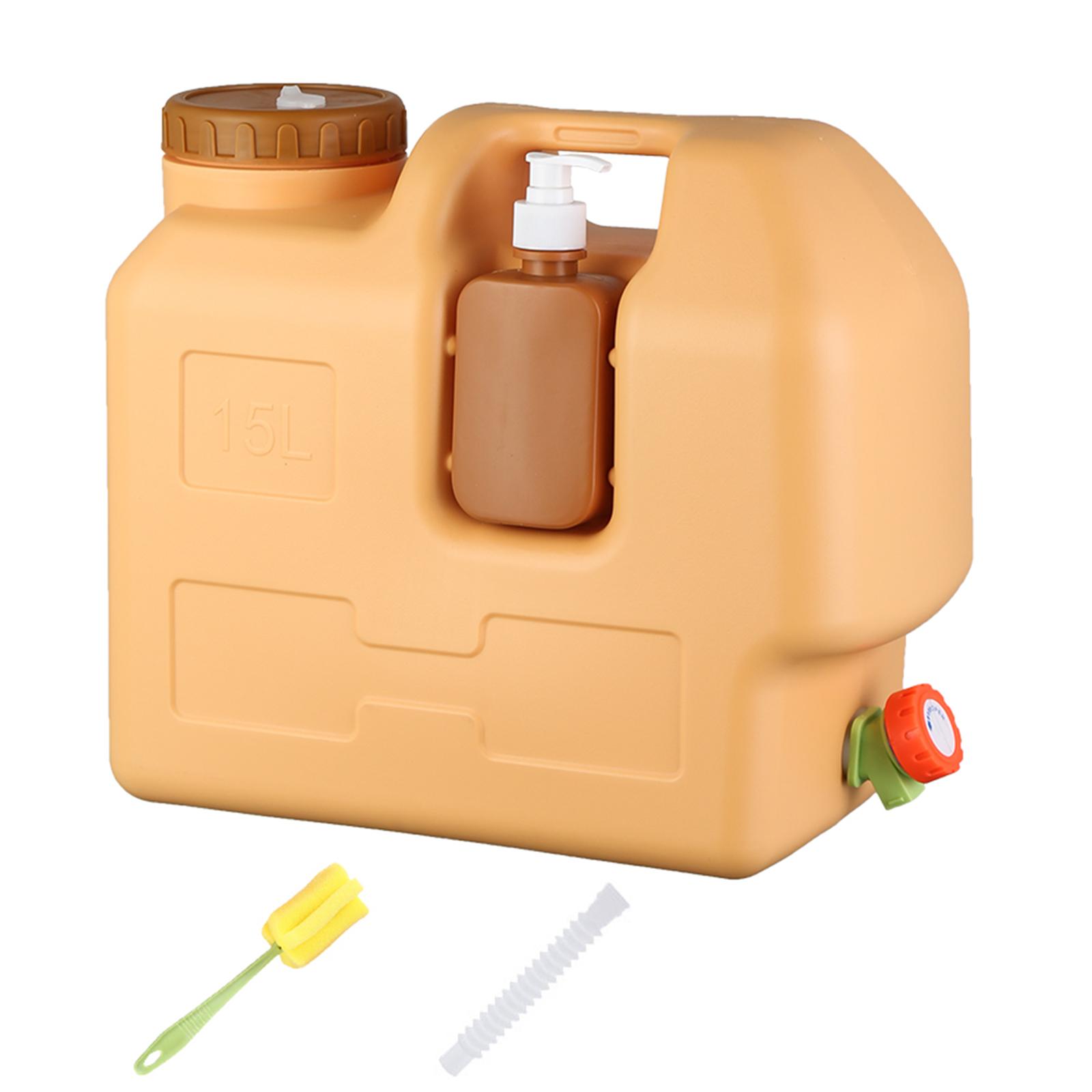 15/20L Portable Camping Water Jug With Spigot And Soap Dispenser Water Tank BPA Free Water Storage Tank For Outdoor Camping Car