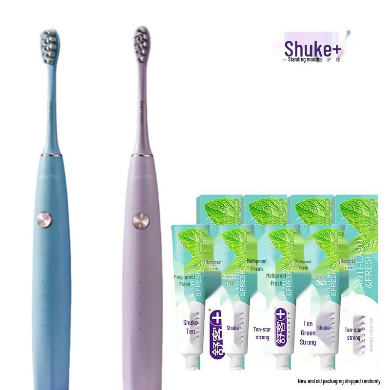 Набор электрической зубной щетки Shuke+ и отбеливающей зубной пасты