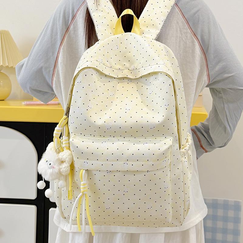 Mochila escolar con estampado japonés estilo ins de alto valor versátil gran capacidad mochila escolar para estudiantes mochila casual simple para niñas
