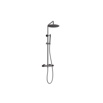 AquaElegance Brass Metal Gun Surface-mounted Shower Set
