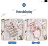 Colorful Striped Warm Vest for Pets - Autumn/Winter Style for Teddy, Pomeranian, Bichon, Cats, and Dogs