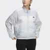 Adidas Sport Stand Collar Zip Long Sleeve Jacket Women Outerwear Light-Grey HA3638