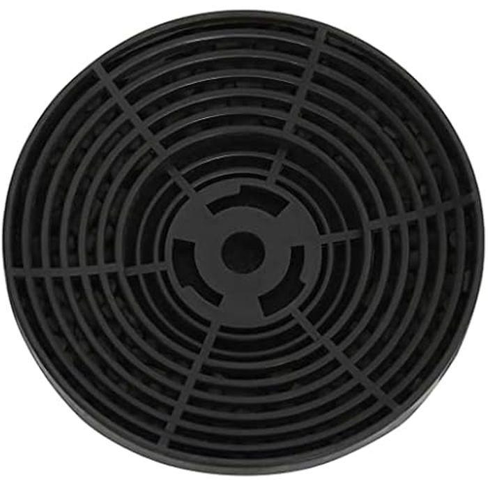 Filtre à charbon - VIDAXL - 2 pcs - 105x21 mm - Polypropylène - Noir